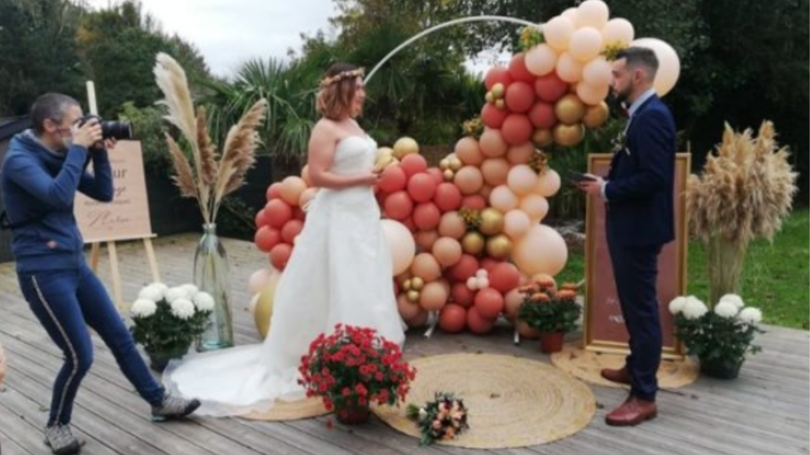 Shooting d'inspiration mariage d'automne