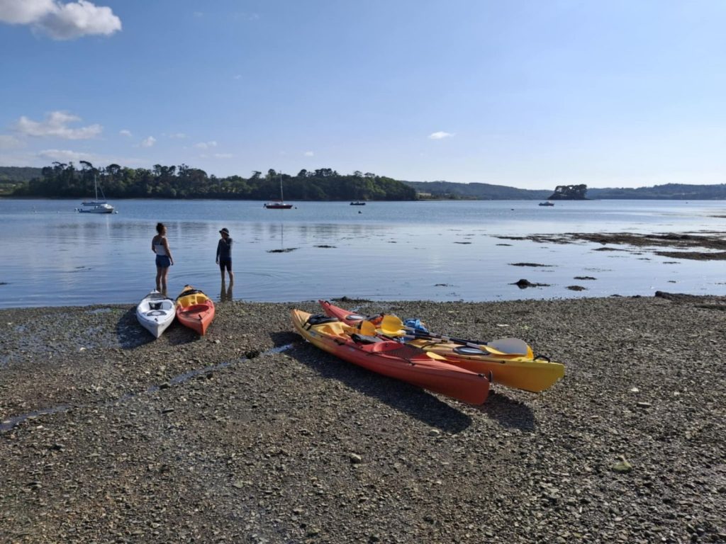 Balade en kayak avec Fun foil ocean drone