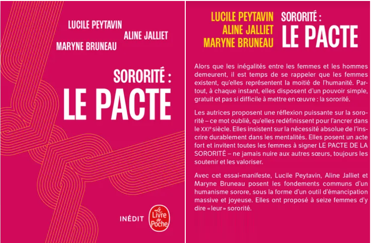 Livre Sororité : Le Pacte