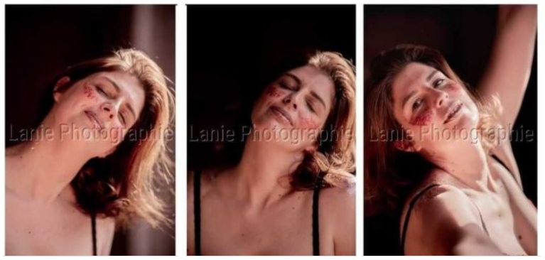 Modèle en shooting photo