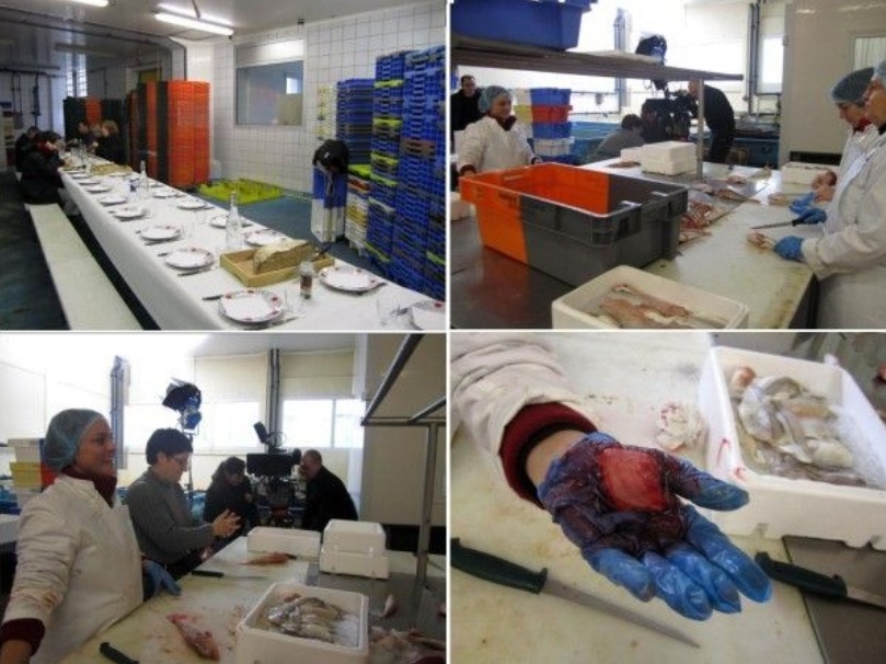 Plusieurs photos du tournage