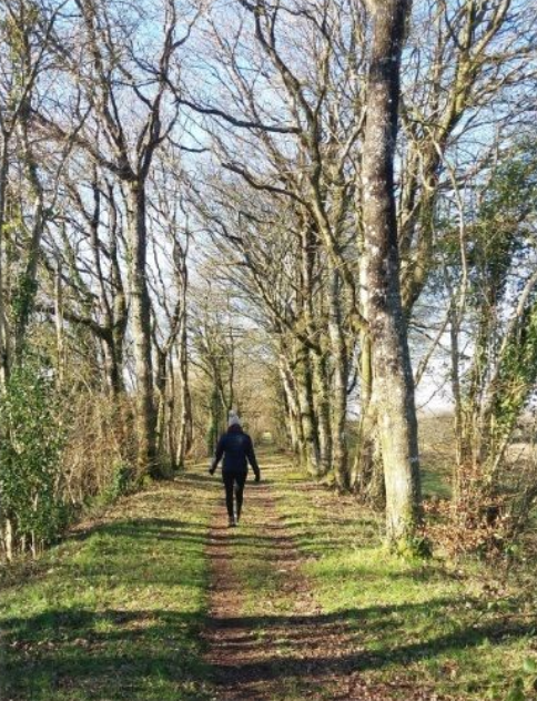 Le sentier de randonnée à Langazel