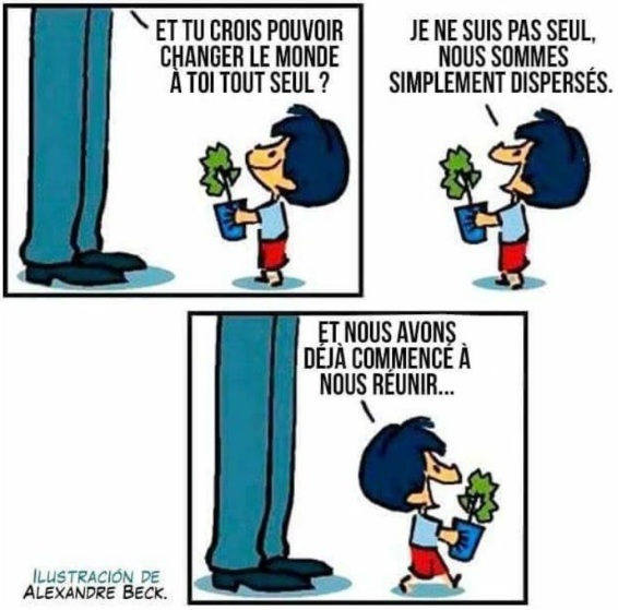 Extrait de la BD Mafalda