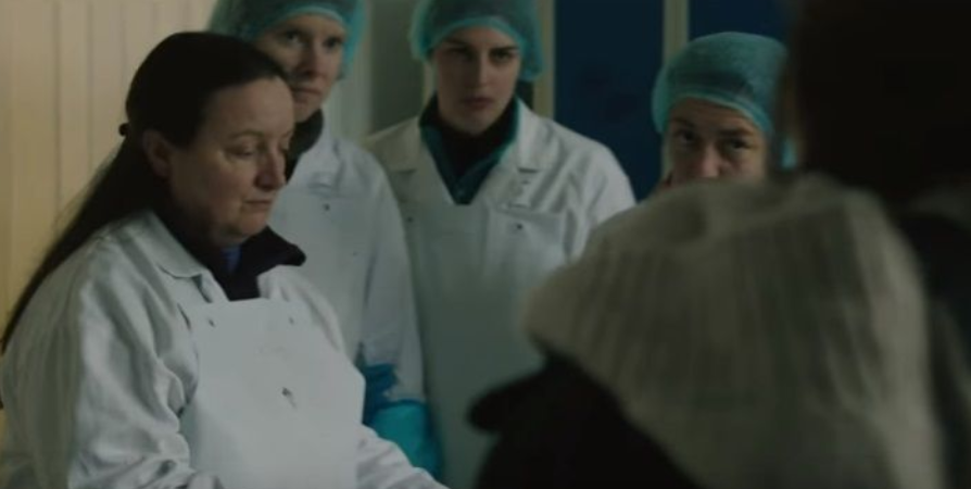 Photo d'une scène prise dans les vestiaires