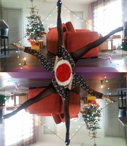 Séance de yoga en attendant Noël