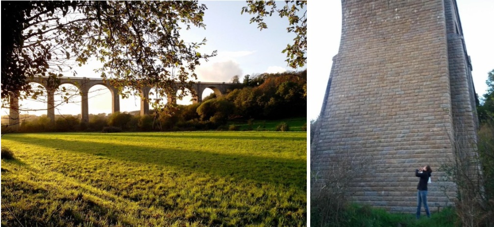 Le viaduc entre Daoulas et Saint-Urbain