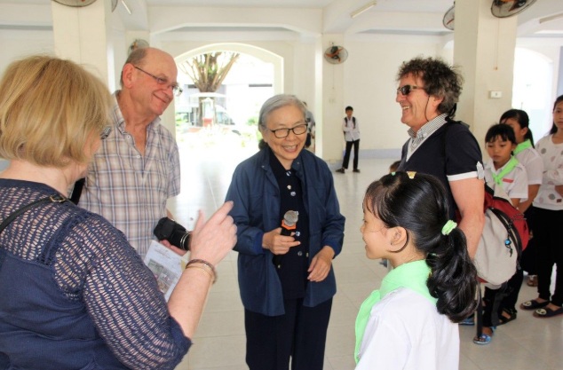 Les membres de l'association au Vietnam