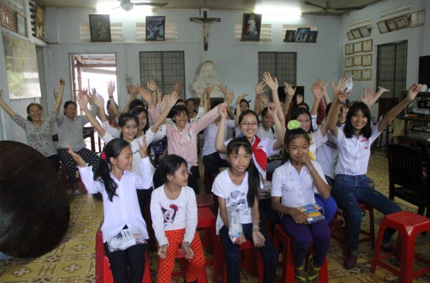 Ecolières vietnamiennes